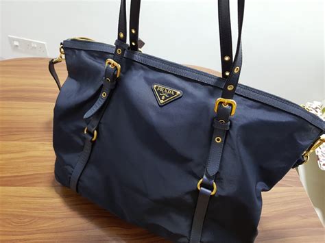 prada blue handbag|blue prada nylon bag.